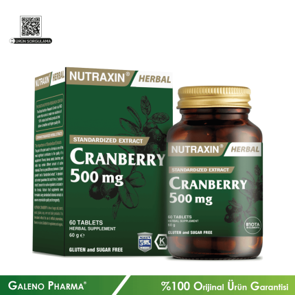 Nutraxin Herbal Cranberry 500mg 60 Tablet