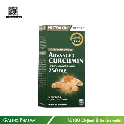 Nutraxin Herbal Advanced Curcumin 750mg Softgel