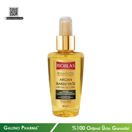 Bioblas Botanic Oils Argan Bakım Yağı 100mL