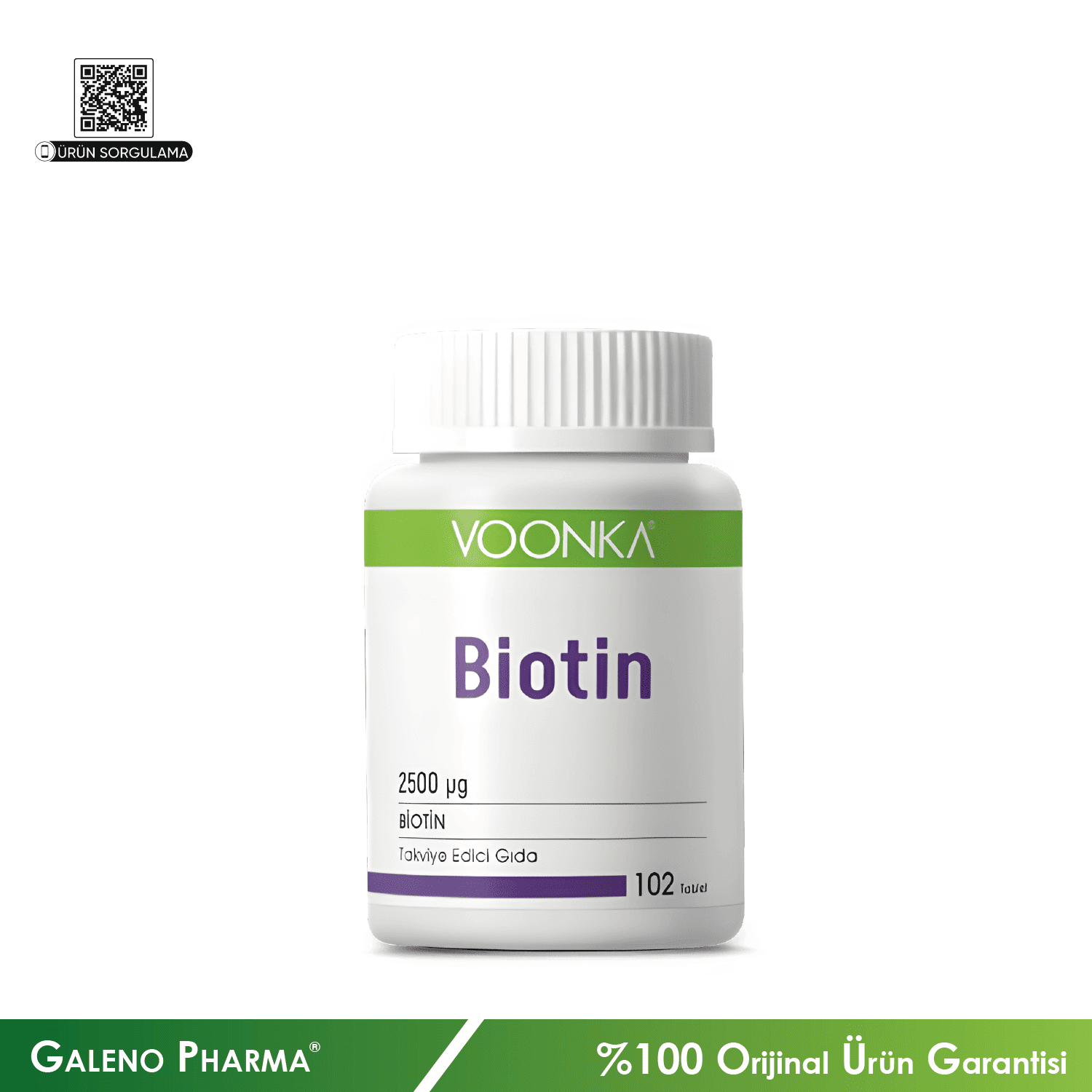 Voonka Biotin 2500 Rev-02 Voonka Biotin 2500 mcg 102 Tablet