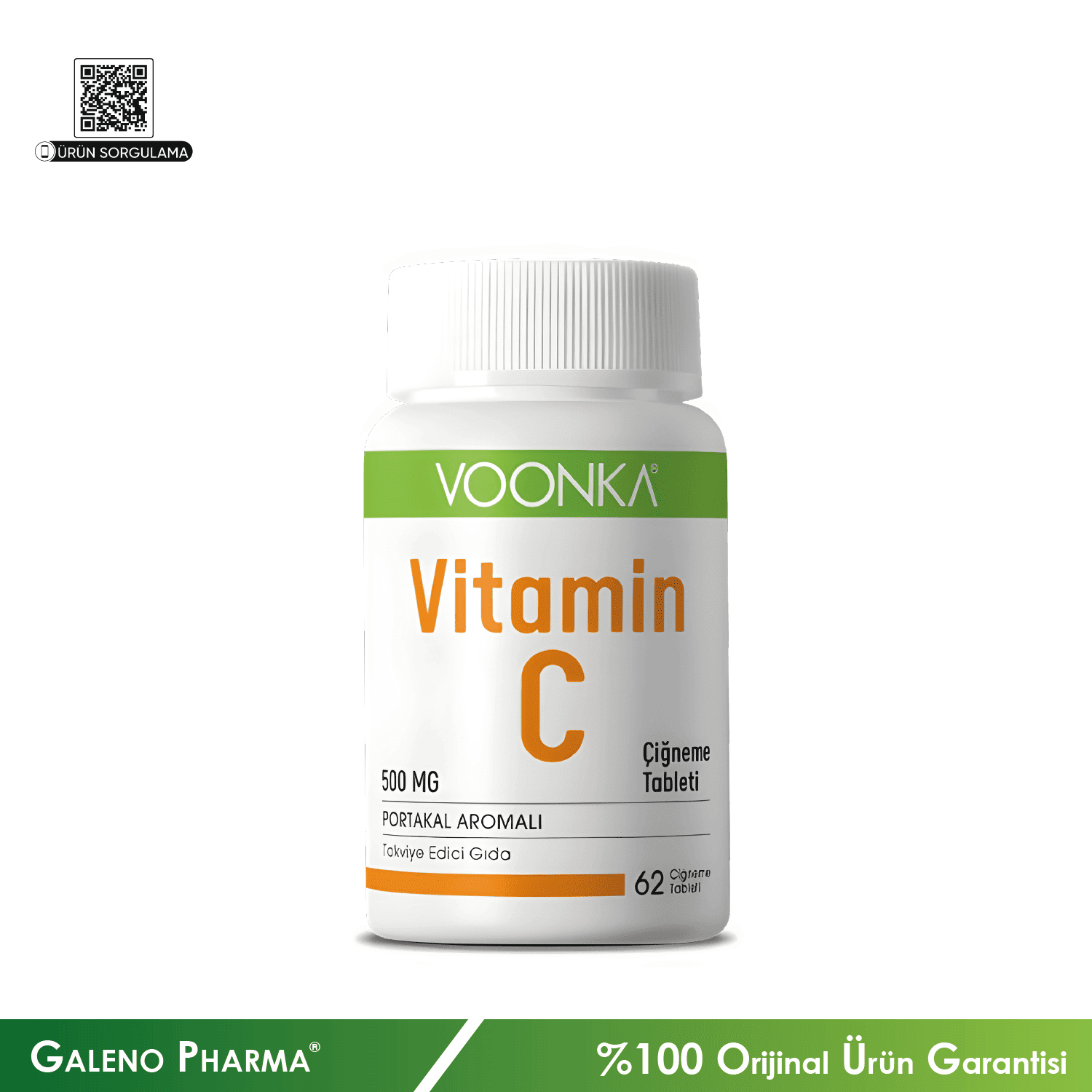 Voonka Vitamin C Rev-02 Voonka Vitamin C 62 Çiğneme Tableti