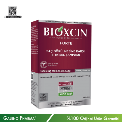 Bioxcin Forte Saç Dökülmesine Karşı Şampuan 300 mL