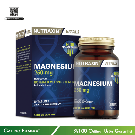 Nutraxin Magnesium Citrate 250 mg 60 Tablet
